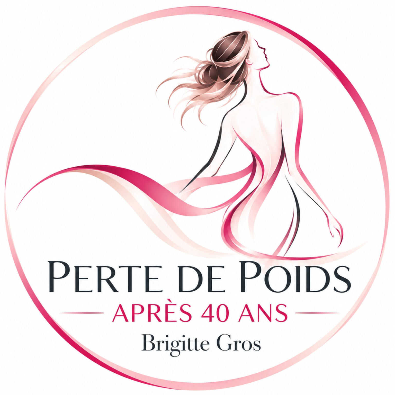 Logo Perte de poids après 40 ans — Brigitte Gros